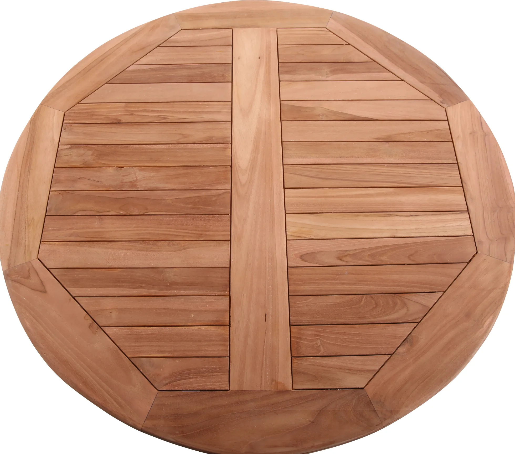 Rundt havebord teaktræ ø80cm