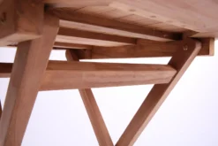 Rundt havebord teaktræ ø80cm
