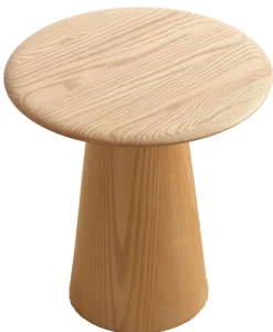 Saline sidebord træ natur ø45cm