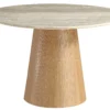 Saline 120x120x76cm marmor/natur
