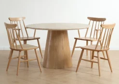 Saline 120x120x76cm marmor/natur