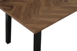 San Marino sildeben med stjernestel 240x90x76cm mørkebrun/sort