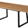 San Marino sildeben 240x90x76cm natur/sort