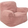 Sækkestol teddy rosa
