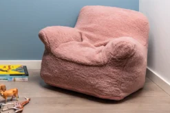 Sækkestol teddy rosa
