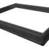 Sokkel til minidrivhus sort 120x80x67cm