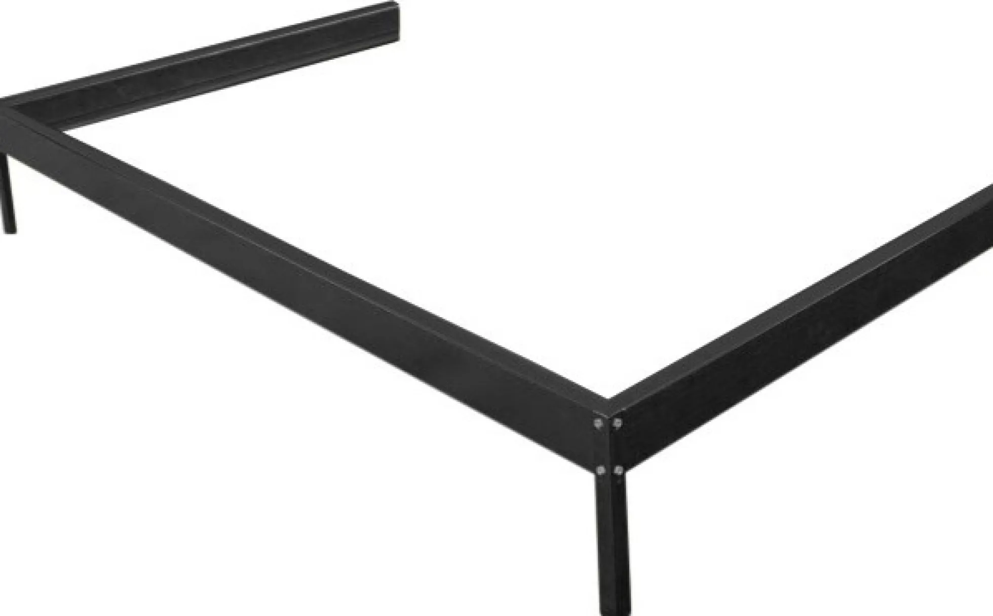 Sokkel til vægdrivhus poly sort 68x189x185cm