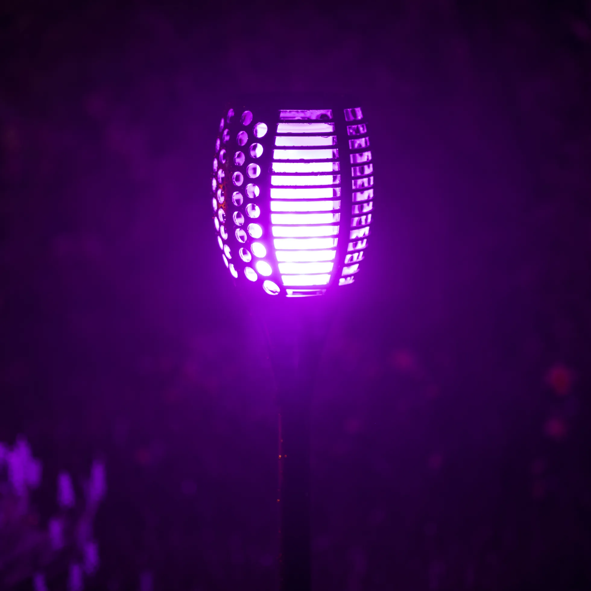 Solcelle fakkel 96 LED flerfarvet