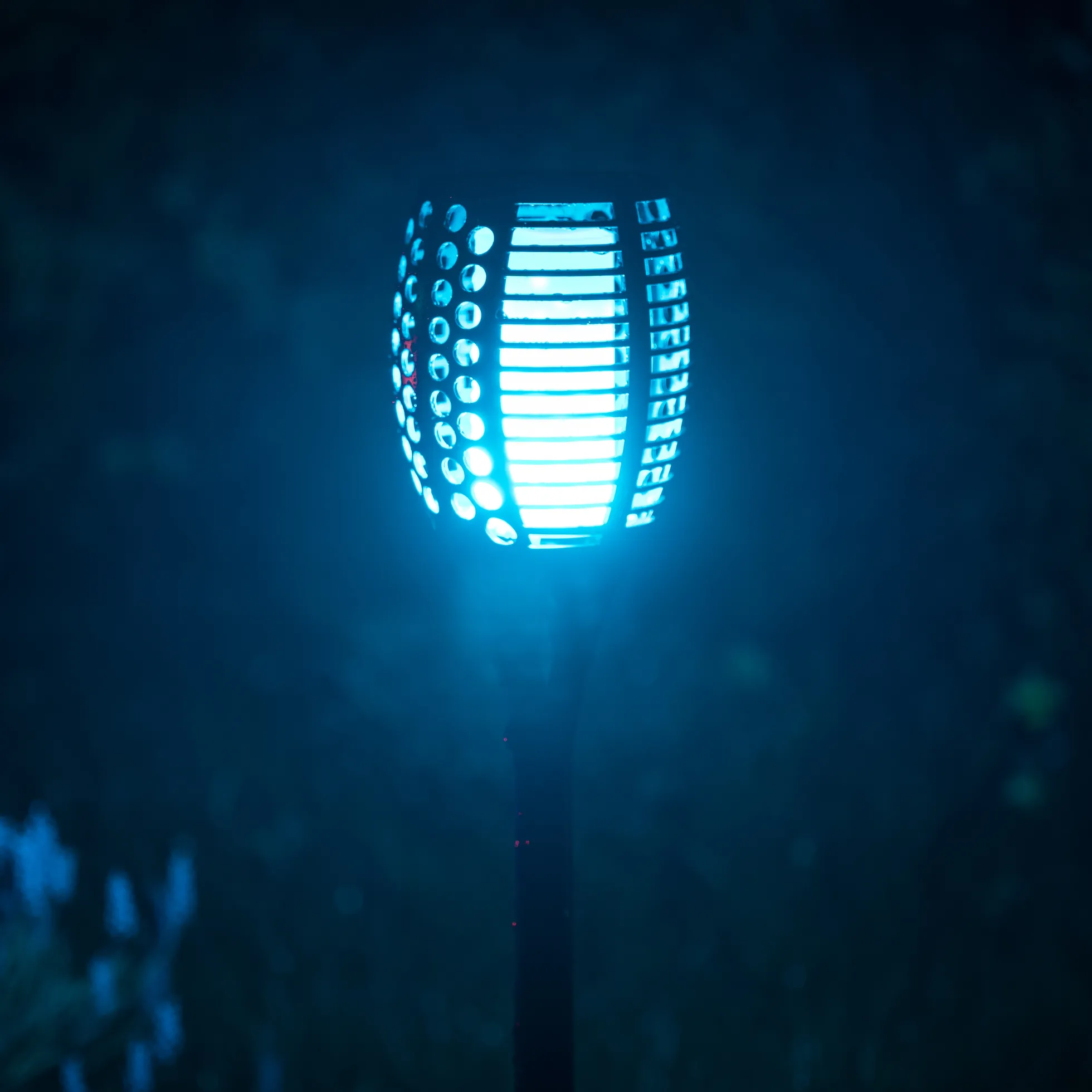 Solcelle fakkel 96 LED flerfarvet