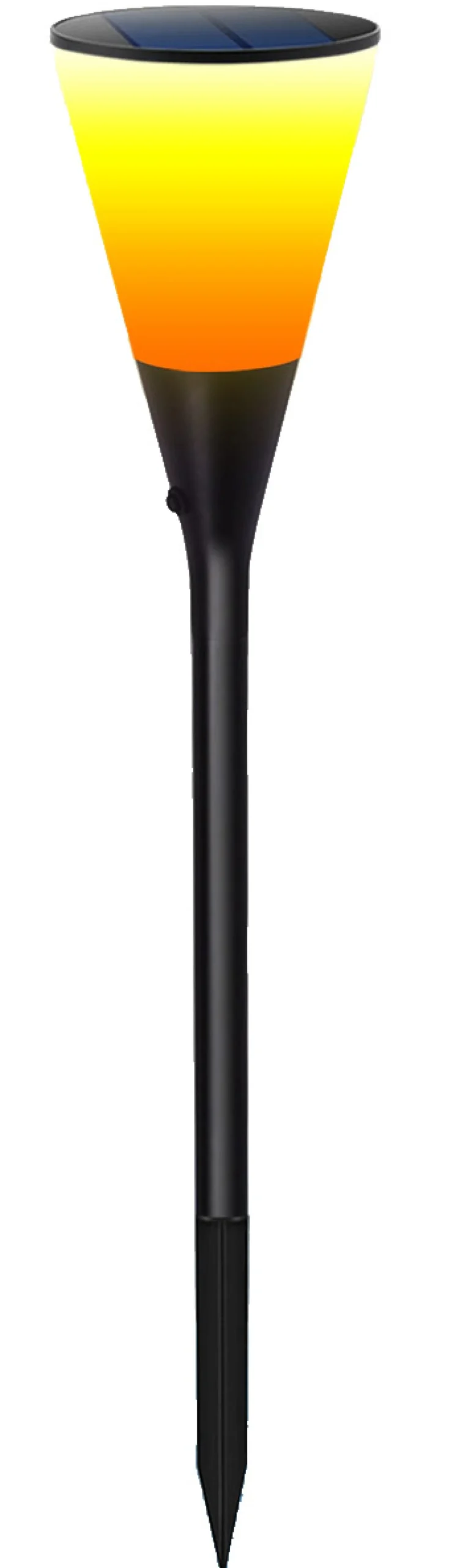 Solcellelampe flamme LED lys