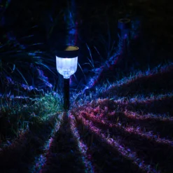 Solcelle lampe med LED lys