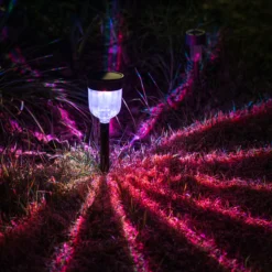 Solcelle lampe med LED lys