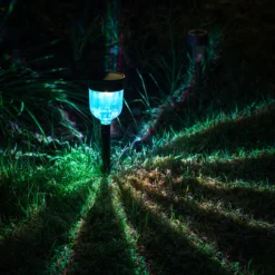 Solcelle lampe med LED lys