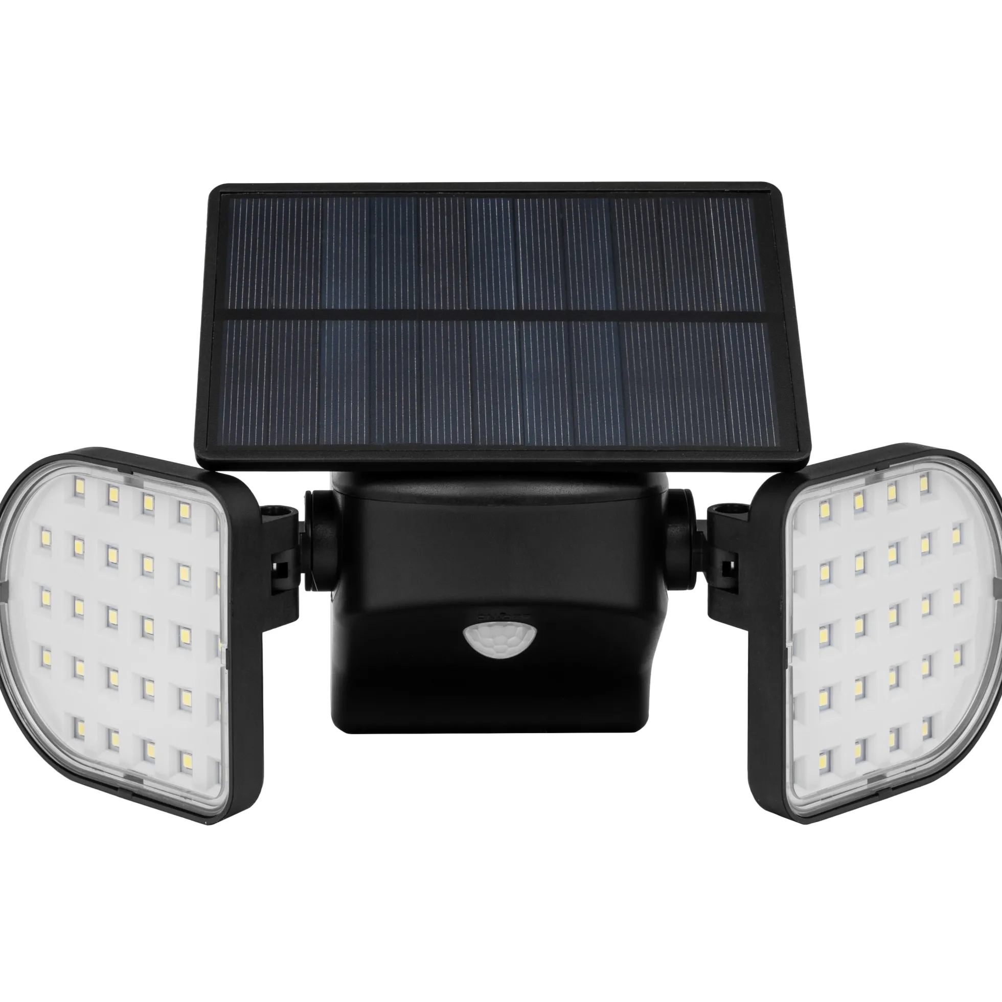 Solcellelampe med 2 spots