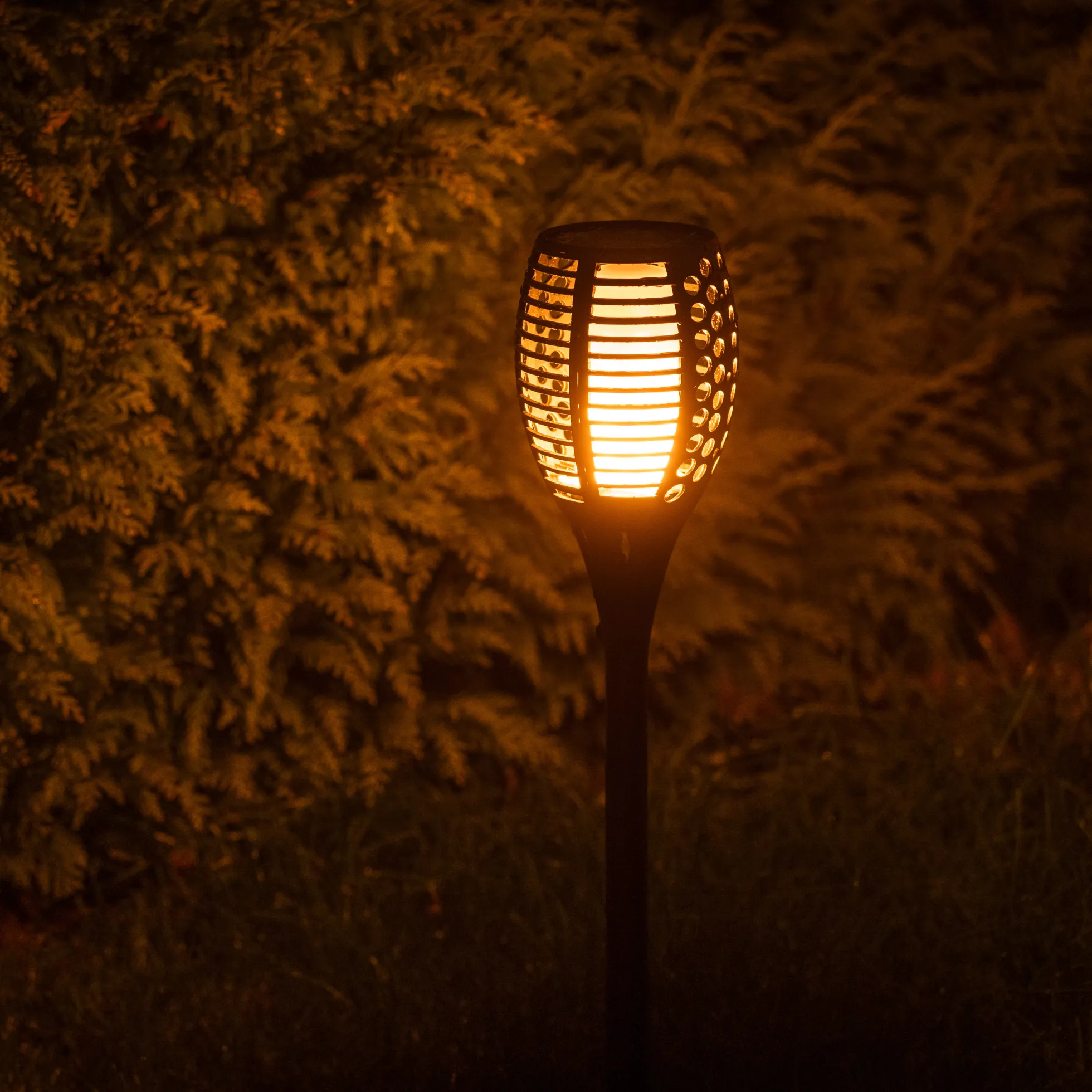 Solcellelampe Torch 96LED