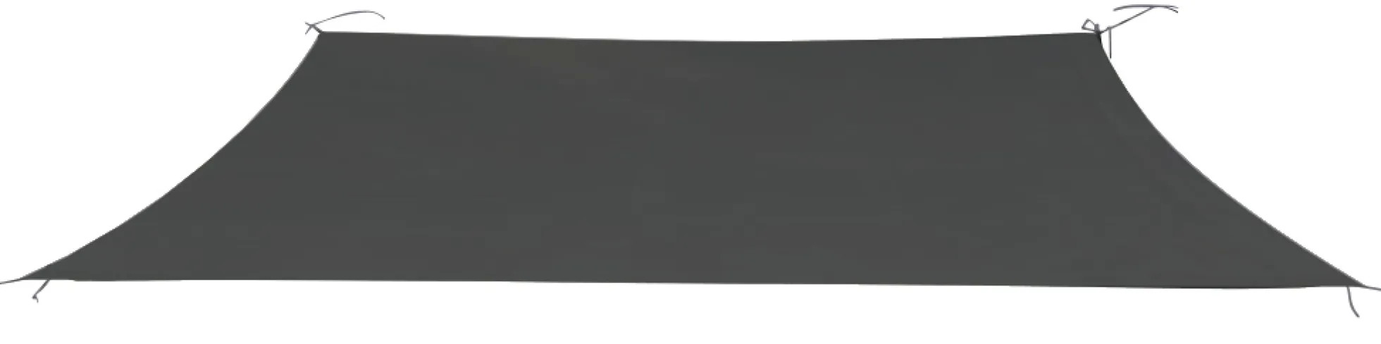 Solsejl antracitgrå LUX 3,6x3,6m
