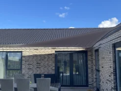 Solsejl antracitgrå PRO 5x5x5m