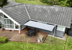 Solsejl grå LUX 4x6m