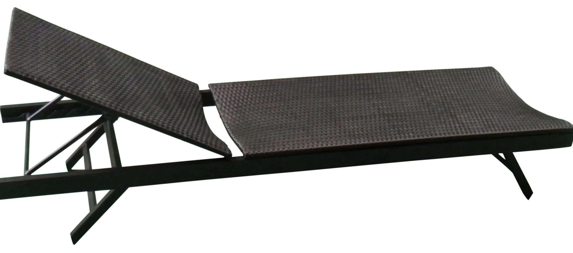 Solseng i polyrattan sort