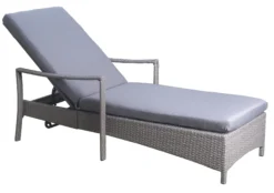 Solseng polyrattan natur/grå