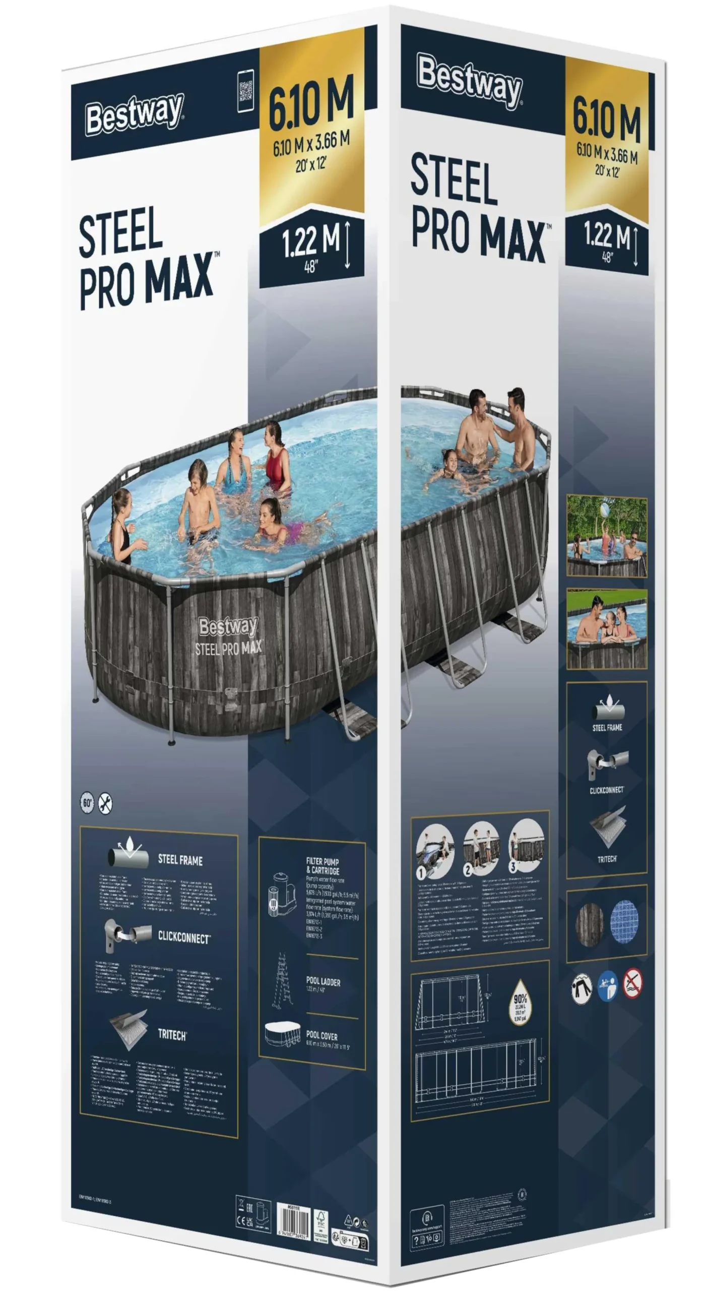 Steel Pro MAX 610x366x122cm