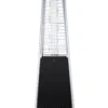 Terrassevarmer med flamme 180cm sort