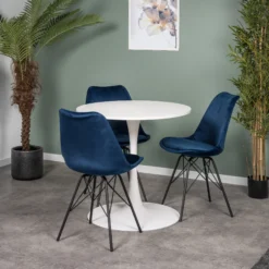 Verona 80x80x76cm hvid/hvid