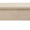 Vibe med opbevaring velour beige/sort