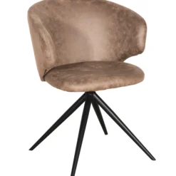 Victoria med drejefunktion suede brun