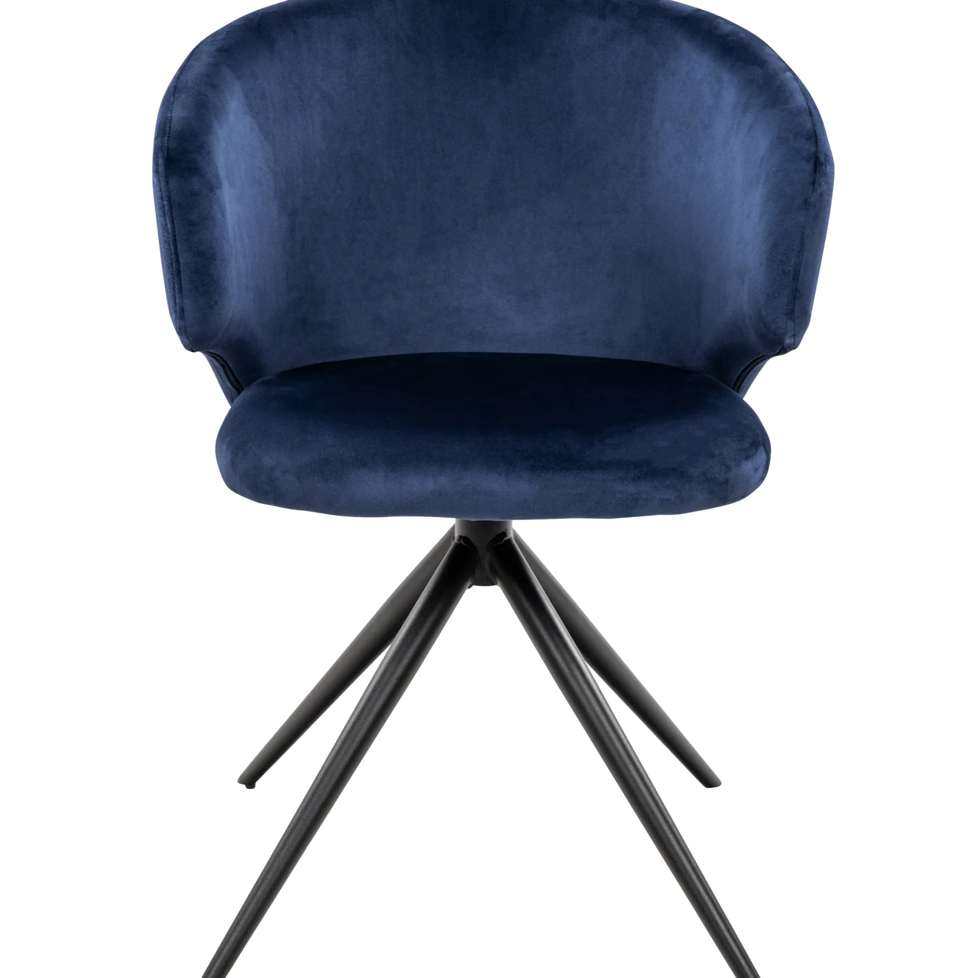 Victoria med drejefunktion velour blå