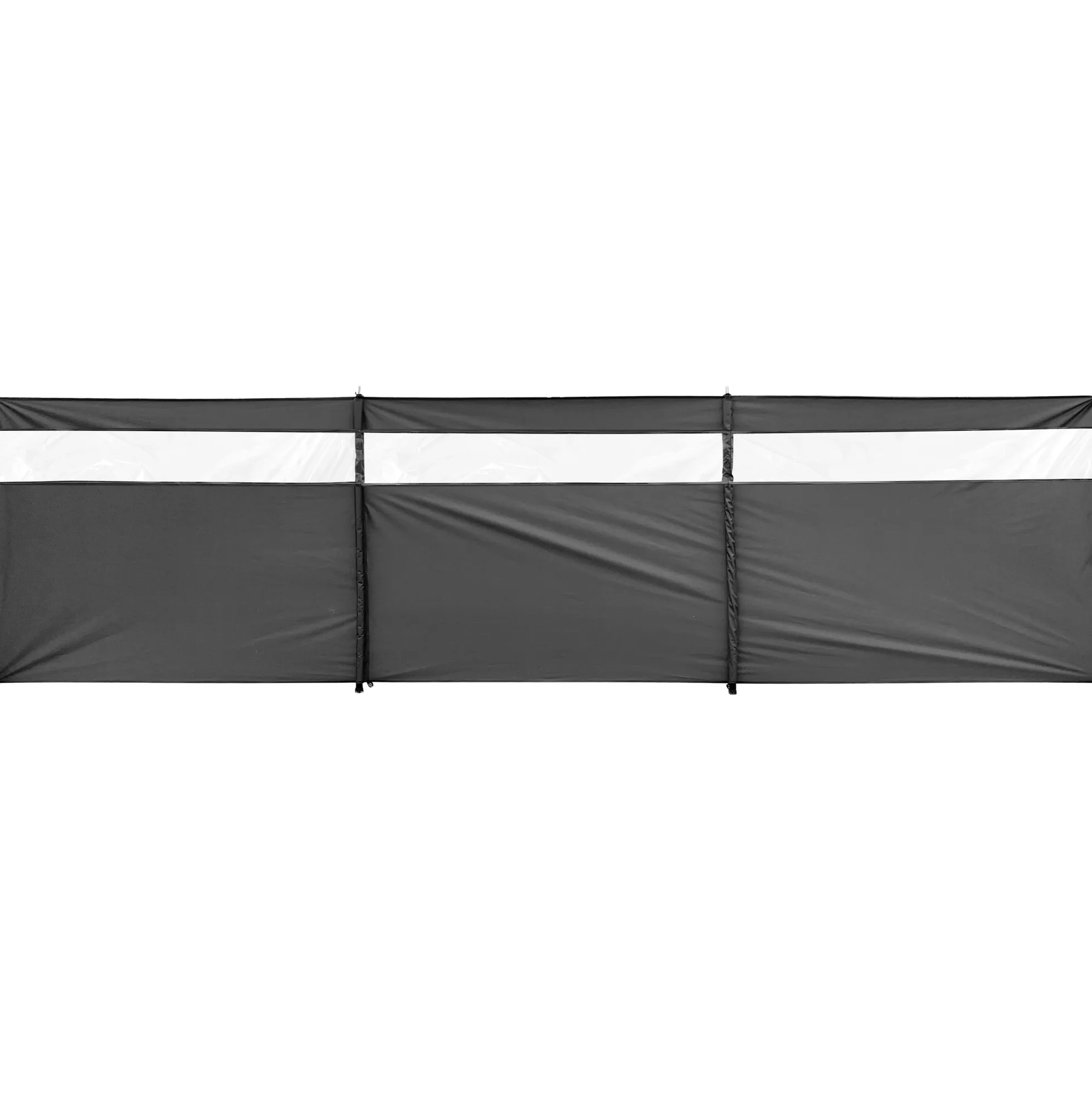 Vindsejl grå med vindue 500x140cm