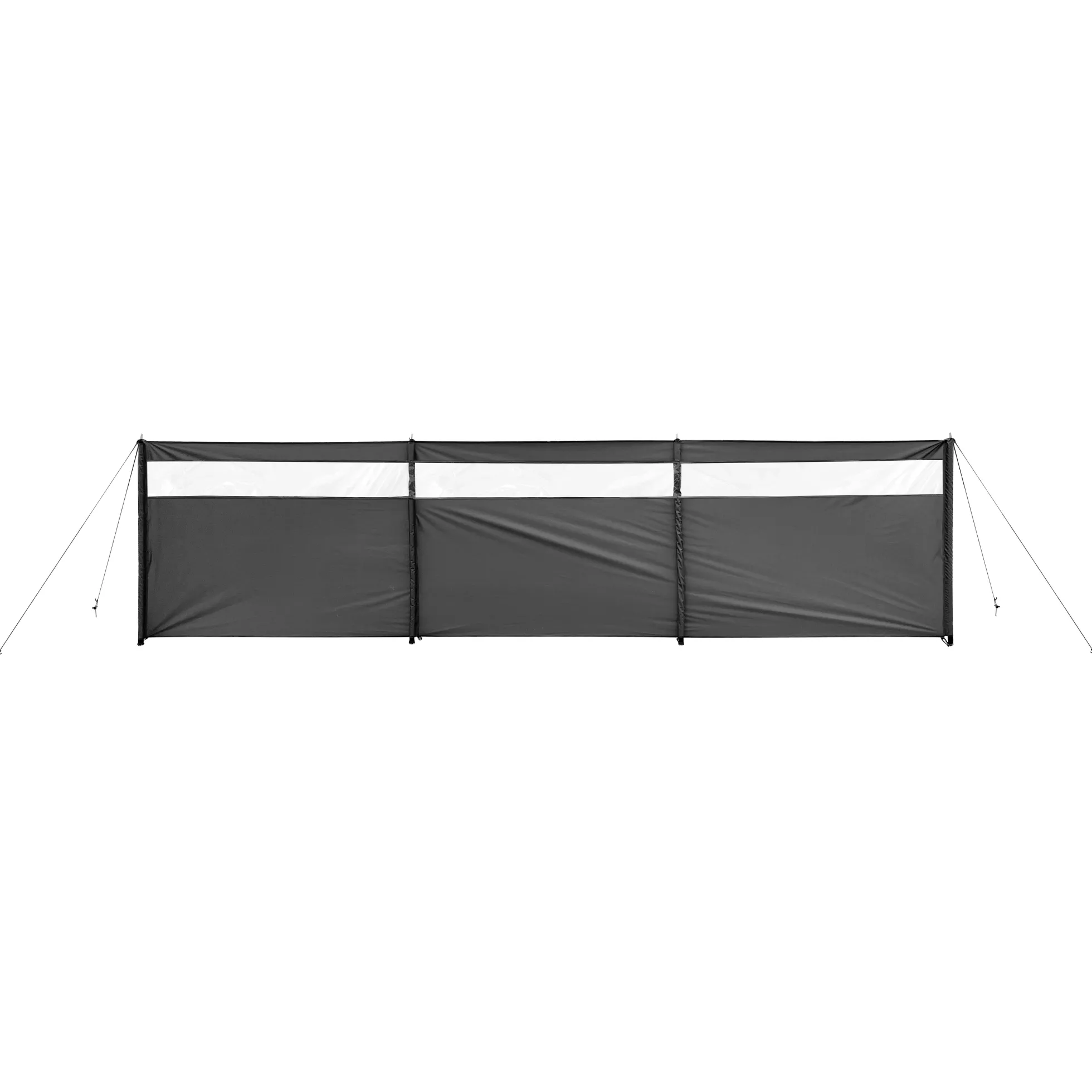 Vindsejl grå med vindue 500x140cm