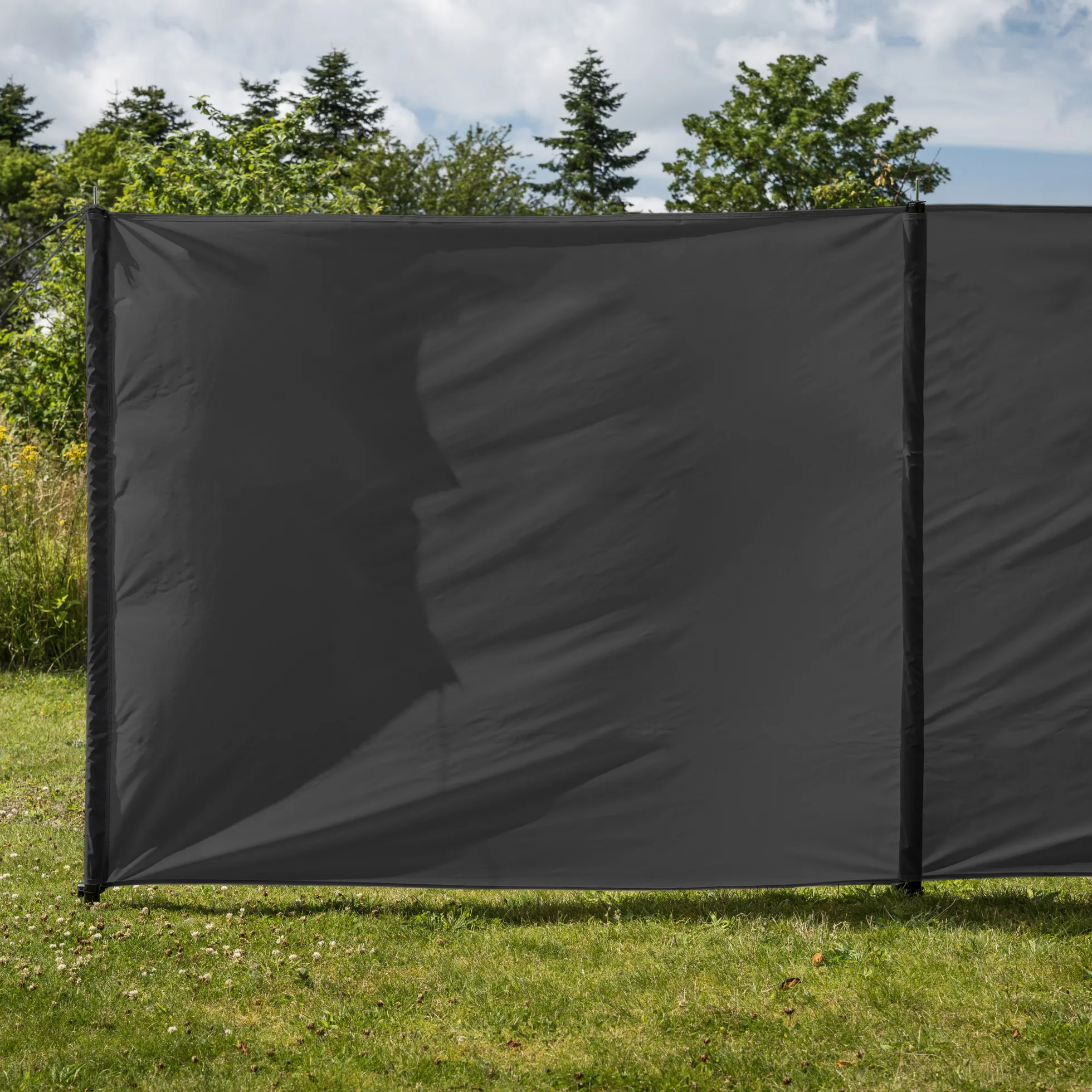 Vindsejl grå 400x140cm