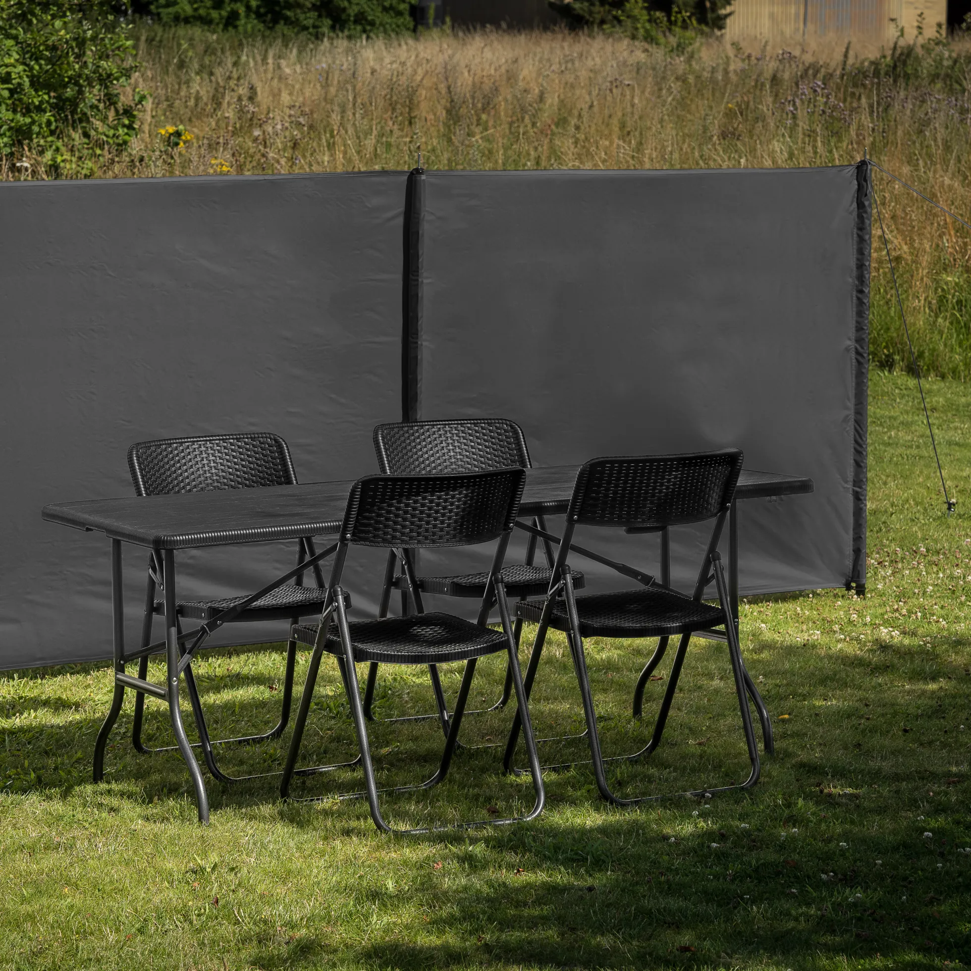 Vindsejl grå 400x140cm