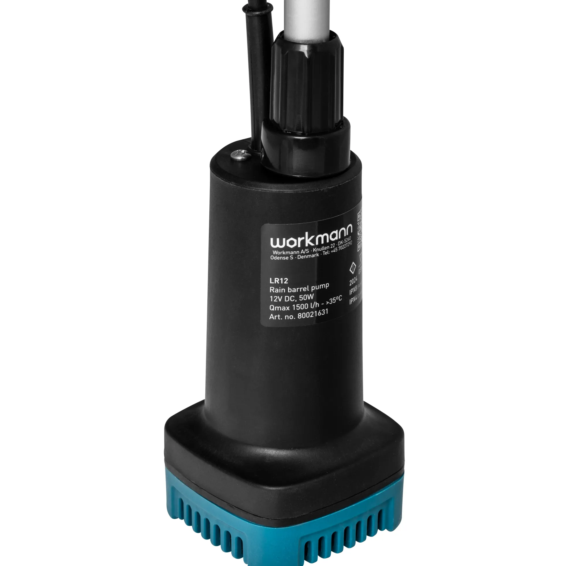 Workmann dykpumpe med batteri