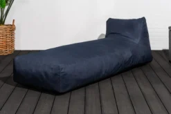 XL lounge sækkestol mørkeblå