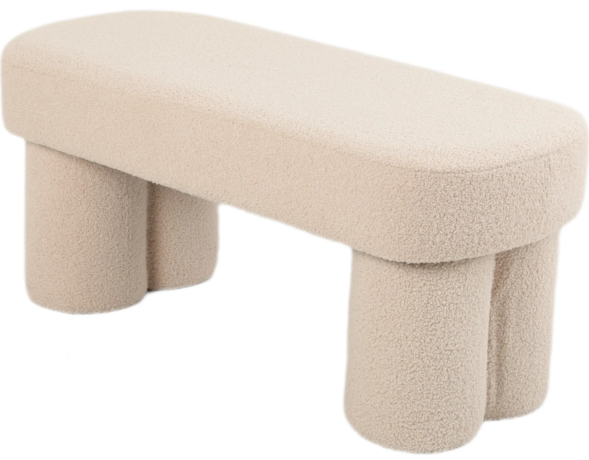 Ylva teddystof beige